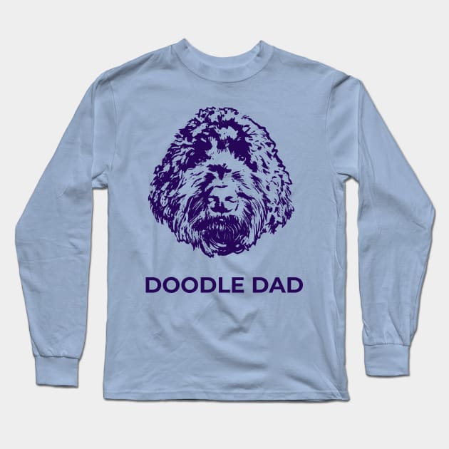 Doodle Dad Long Sleeve T-Shirt by TimeTravellers